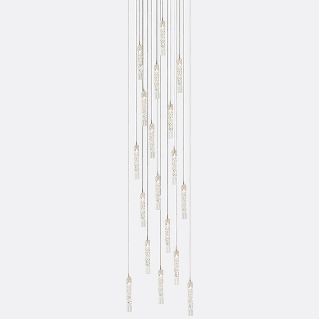 Twist Square Chandelier by Shakuff