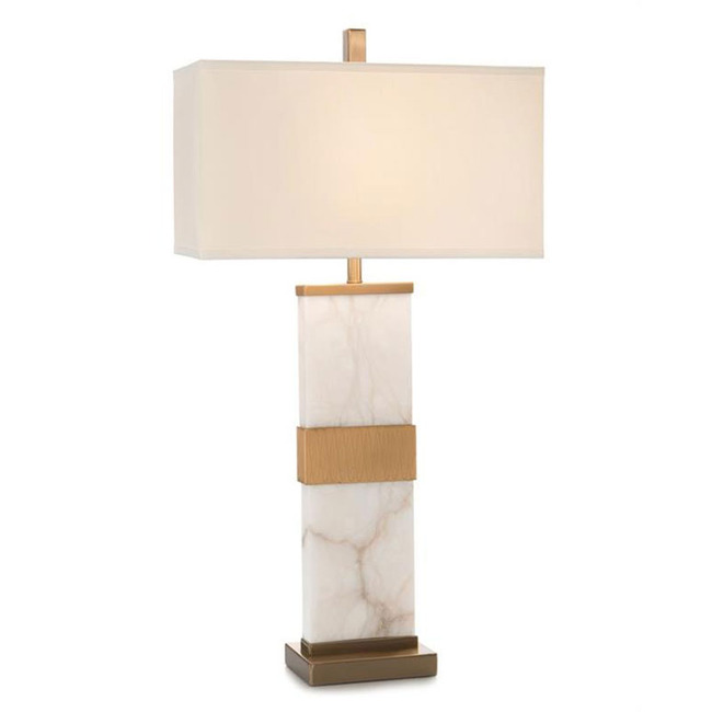 Alabaster Column Table Lamp by John-Richard