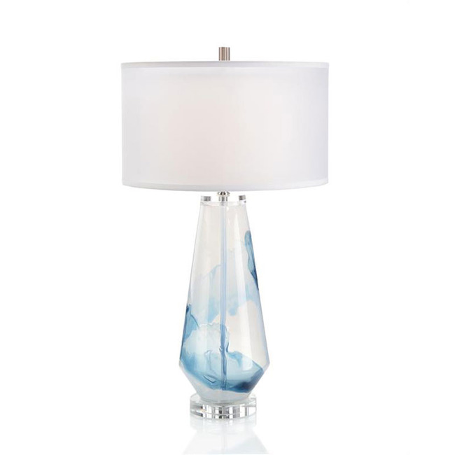 Blue Cloud Glass Table Lamp by John-Richard