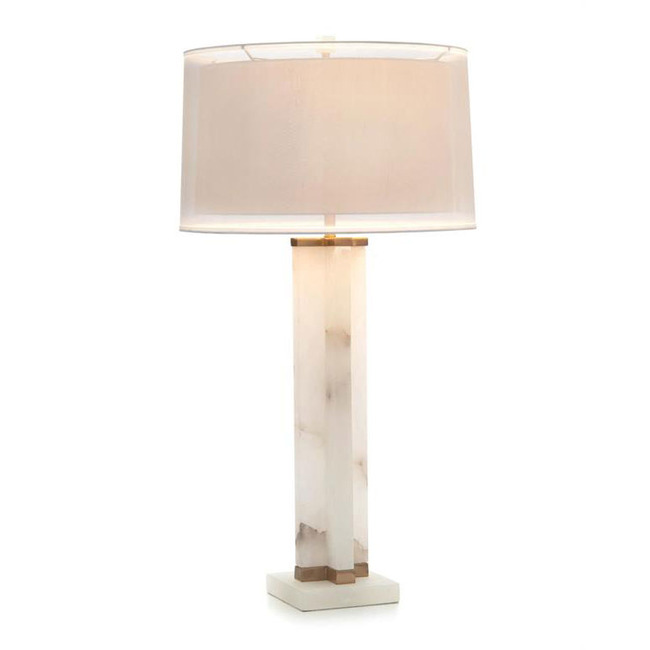 Alabaster Cross Table Lamp by John-Richard