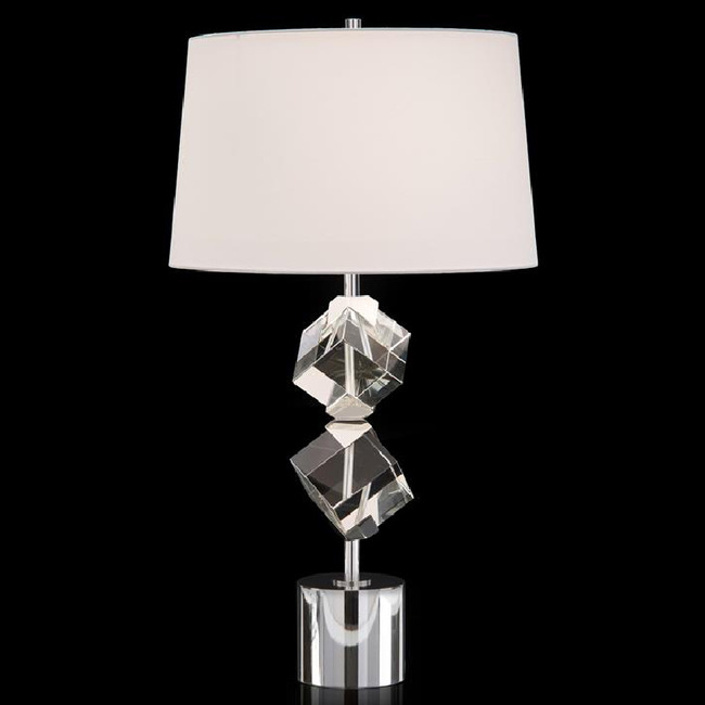 Crystal Cube Table Lamp by John-Richard