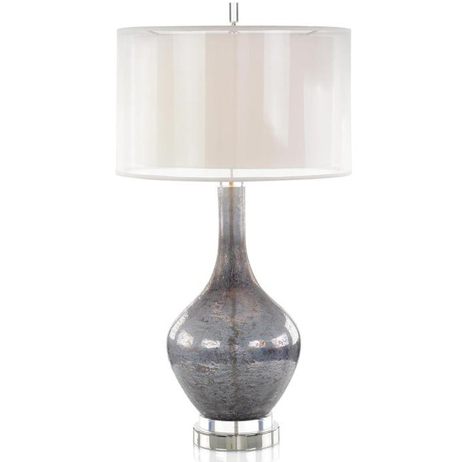 Dappled Deep Grey Table Lamp by John-Richard
