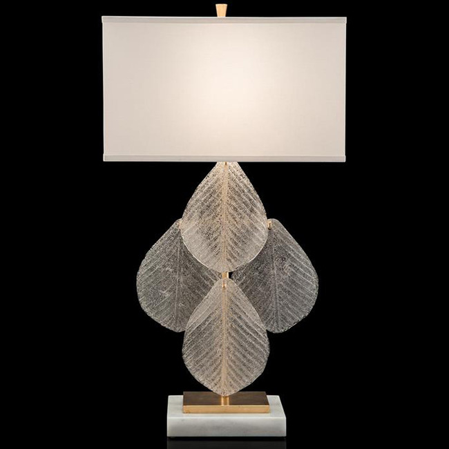 Glass Petal Table Lamp by John-Richard