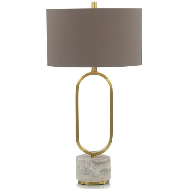 Golden Loop Table Lamp by John-Richard