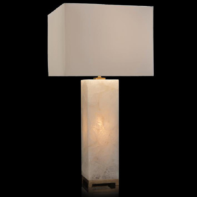 Illuminated Calcite Table Lamp by John-Richard