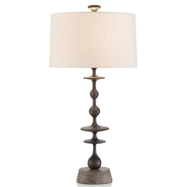 Matte Black Baluster Table Lamp by John-Richard