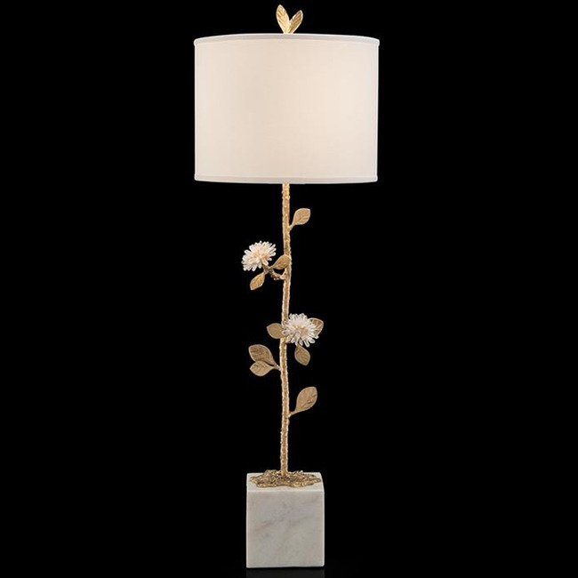Quartz Flower Console Lamp by John-Richard