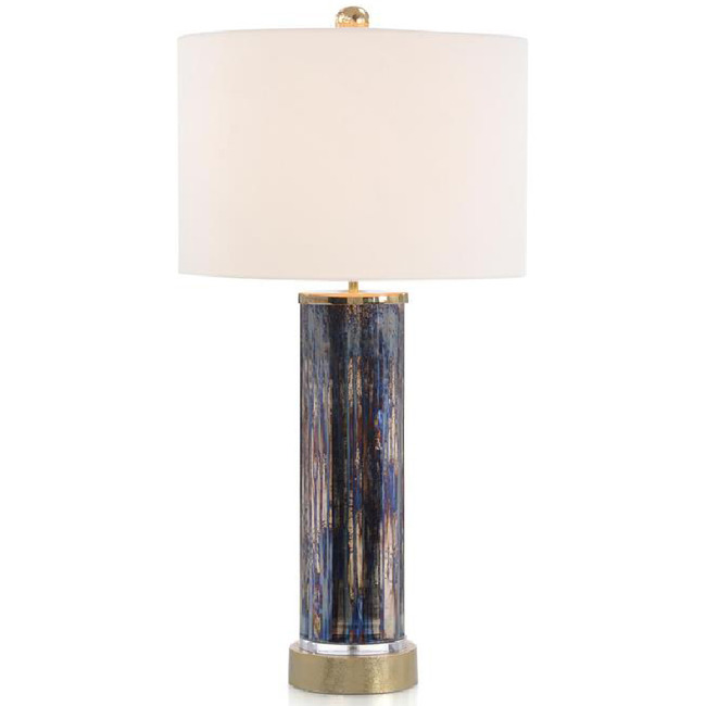 Sapphire and Gold Glaze Table Lamp by John-Richard | JRL-10331 | JRI1020963