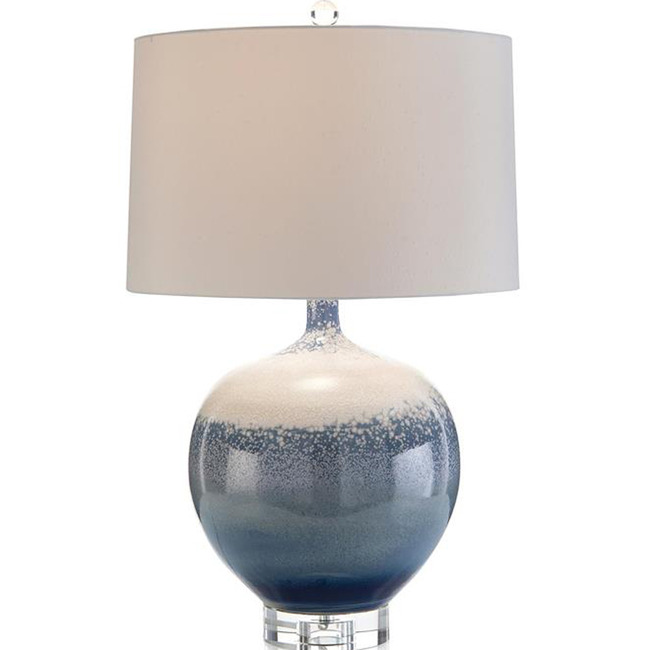 Sea and Surf Porcelain Table Lamp by John-Richard