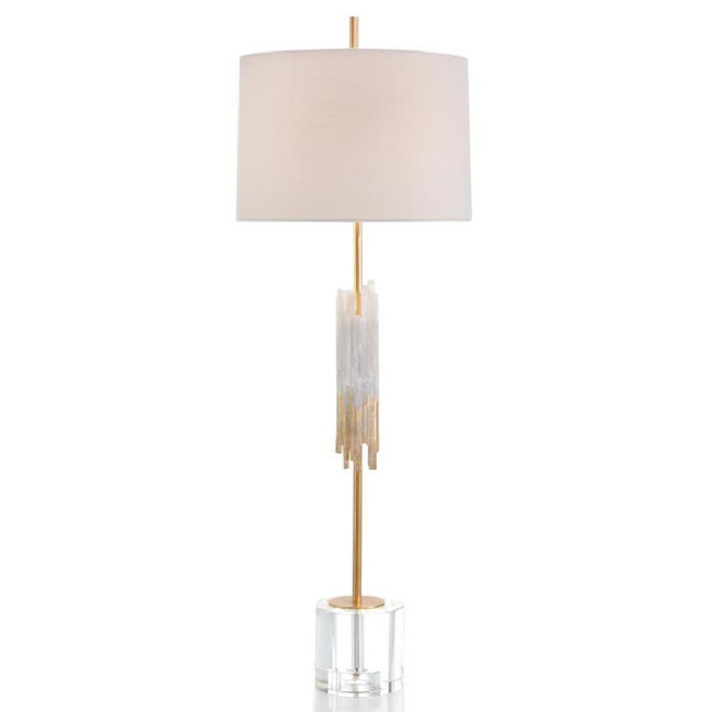 Selenite Console Lamp by John-Richard