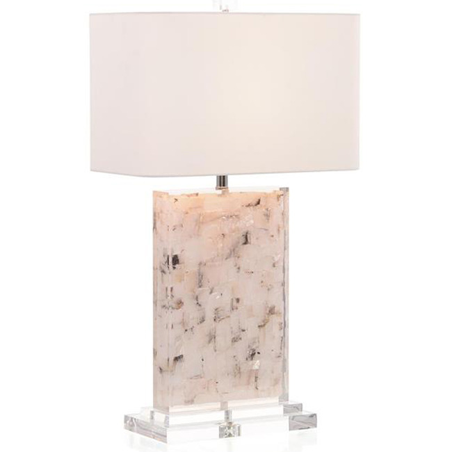 Suspended Calcite Table Lamp by John-Richard