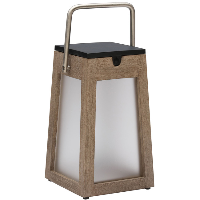 Tecka Solar Outdoor LED Lantern by Les Jardins Solar Lighting