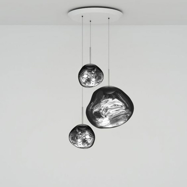 Melt LED Multi Light Pendant by Tom Dixon