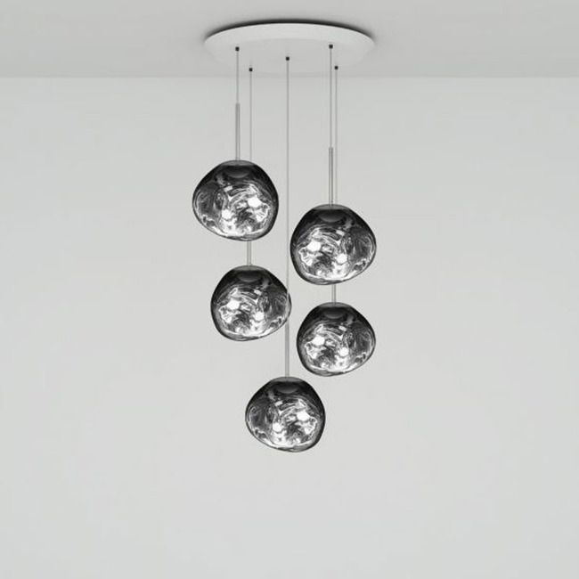 Melt Mini LED Multi Light Pendant by Tom Dixon