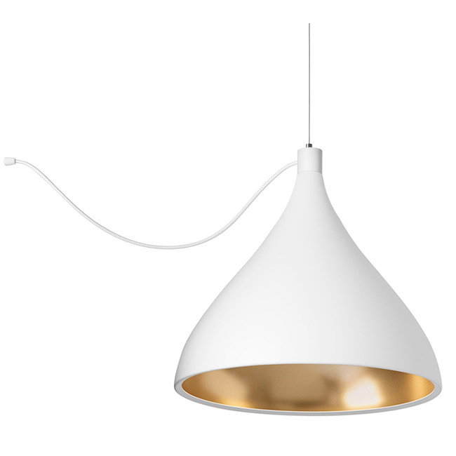 Swell Single String Medium Indoor / Outdoor Pendant by Pablo