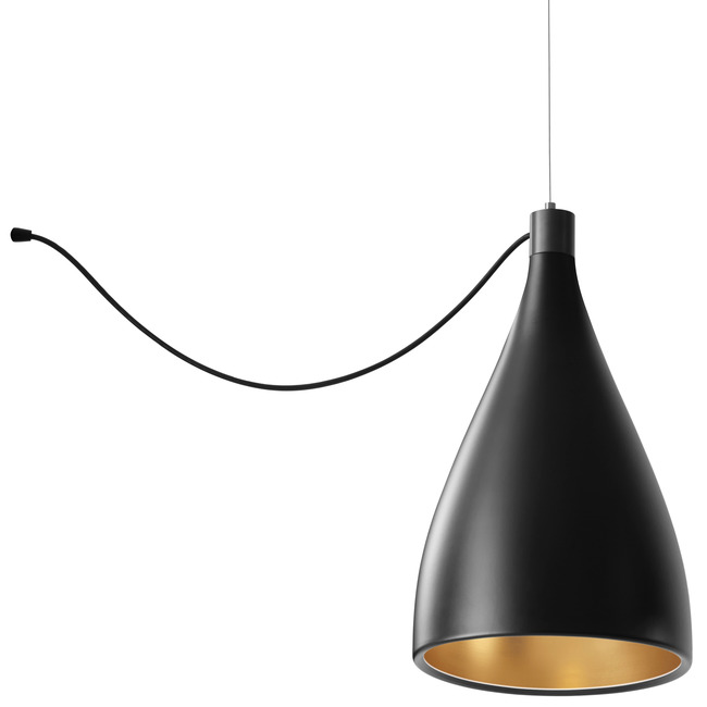 Swell Single String Narrow Indoor / Outdoor Pendant by Pablo
