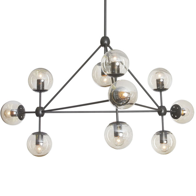 Domi Triangular Chandelier by Dainolite