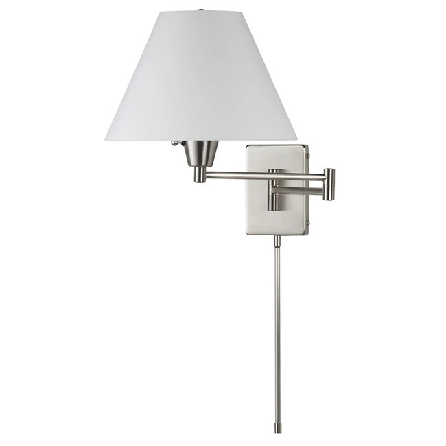 Empire Swing Arm Plug-In Wall Sconce by Dainolite