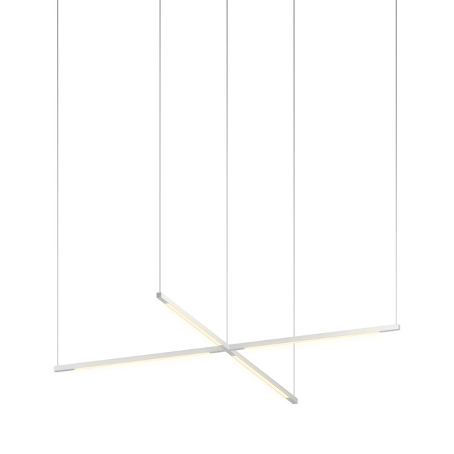 Z-Bar Cross Pendant by Koncept Lighting
