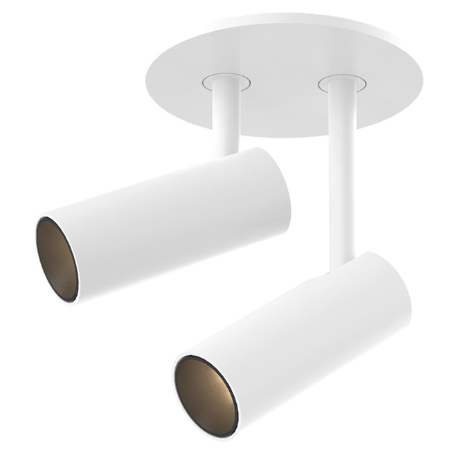 Downey 2 Recessed Adjustable Spot Ceiling Light by Kuzco Lighting