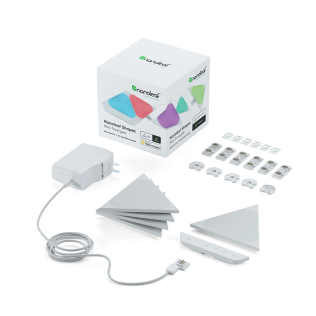 Nanoleaf Shapes Mini Triangles Smarter Kit by Nanoleaf