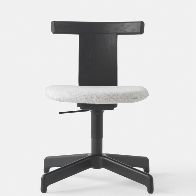 Jiro Upholstered Swivel Chair by Resident Lighting 