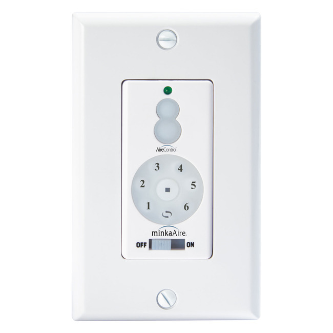 WC1000 6-Speed Fan / Light Wall Control by Minka Aire