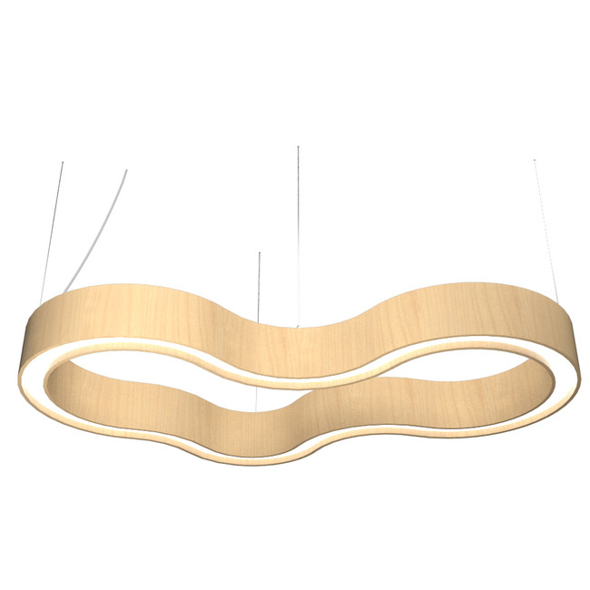 Organic Slim Curved Pendant by Accord Iluminacao