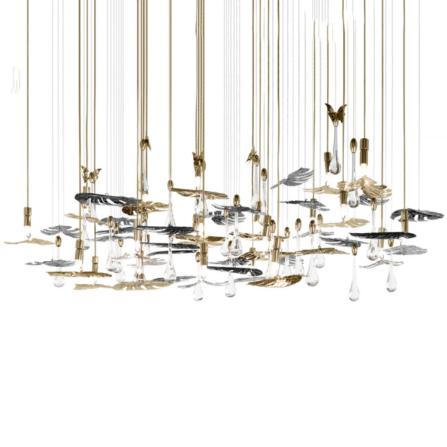 Rainforest Linear Chandelier by Castro Lighting