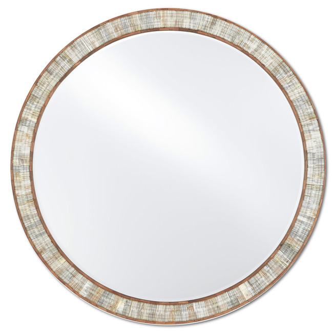 Hyson Round Mirror by Currey and Company
