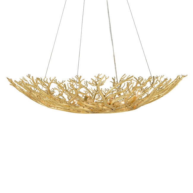 Sea Fan Bowl Chandelier by Currey and Company