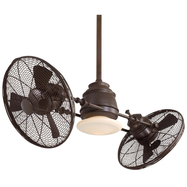 Vintage Gryo Ceiling Fan with Light by Minka Aire