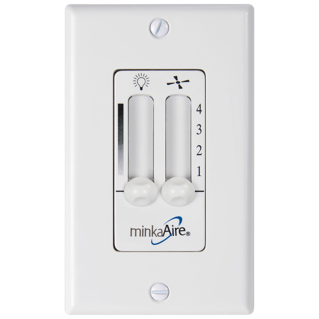 WC110L 4-Speed Fan / Light Wall Control by Minka Aire