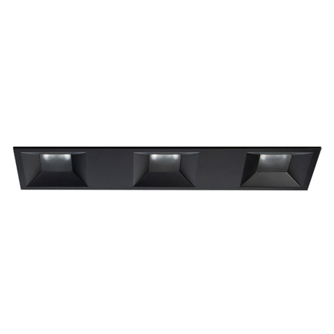 Ocularc Multiples 2IN SQ 3-Light Bevel with Trim by WAC Lighting