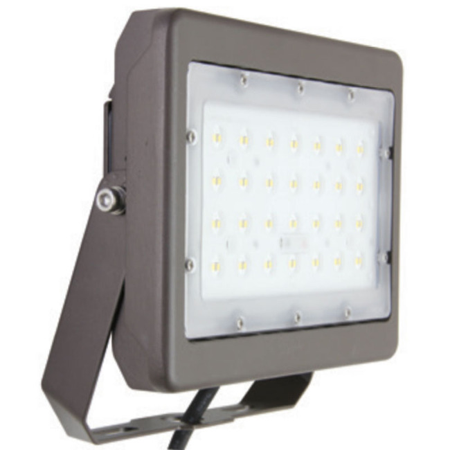 Slim Outdoor Wide Flood Light with Yoke by MaxLite