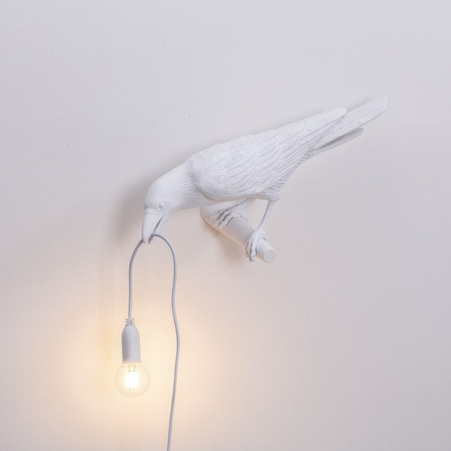 Bird Looking Outdoor Wall Sconce by Seletti