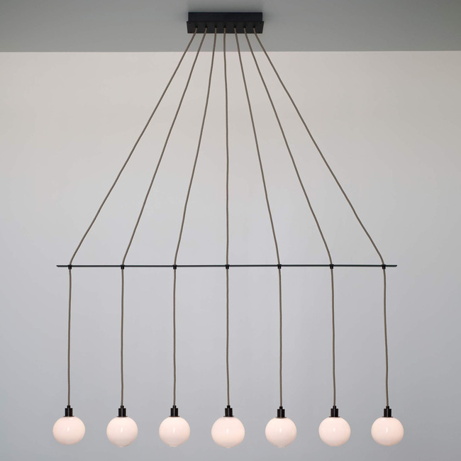 Drape Linear Chandelier by SkLO