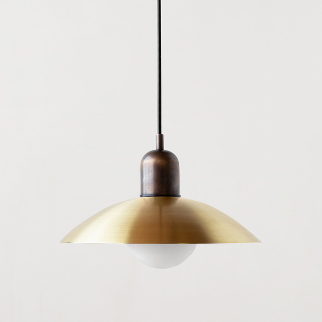 Brass Arundel Orb Pendant by In Common With