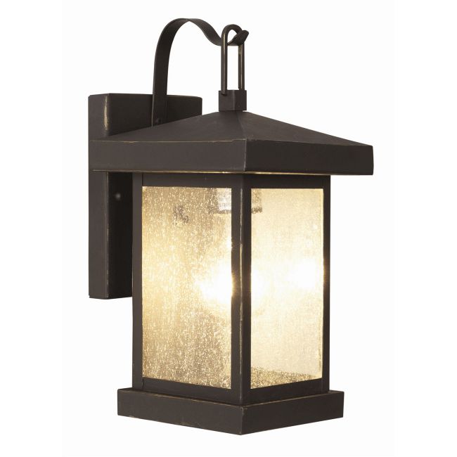 Traditional Seeded Wall Lantern by Trans Globe