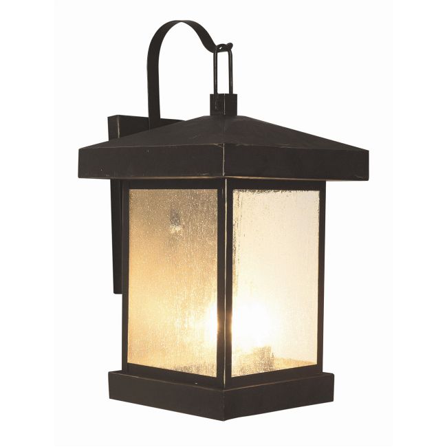Traditional Seeded Wall Lantern by Trans Globe