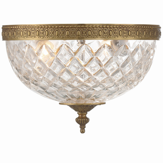 Crystorama Bowl Ceiling Light Fixture by Crystorama