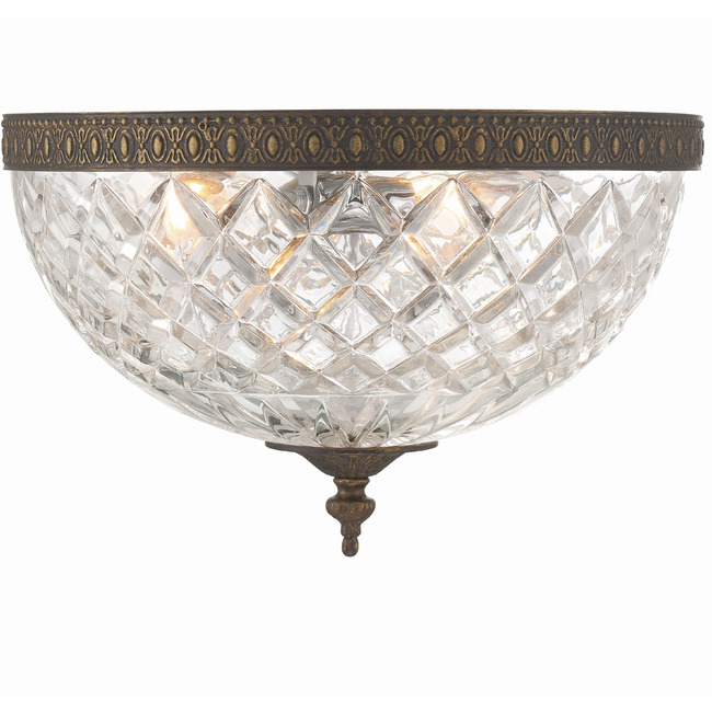 Crystorama Bowl Ceiling Light Fixture by Crystorama