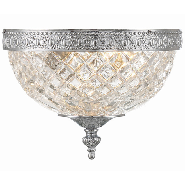 Crystorama Bowl Ceiling Light Fixture by Crystorama