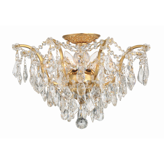 Filmore Semi Flush Ceiling Light by Crystorama