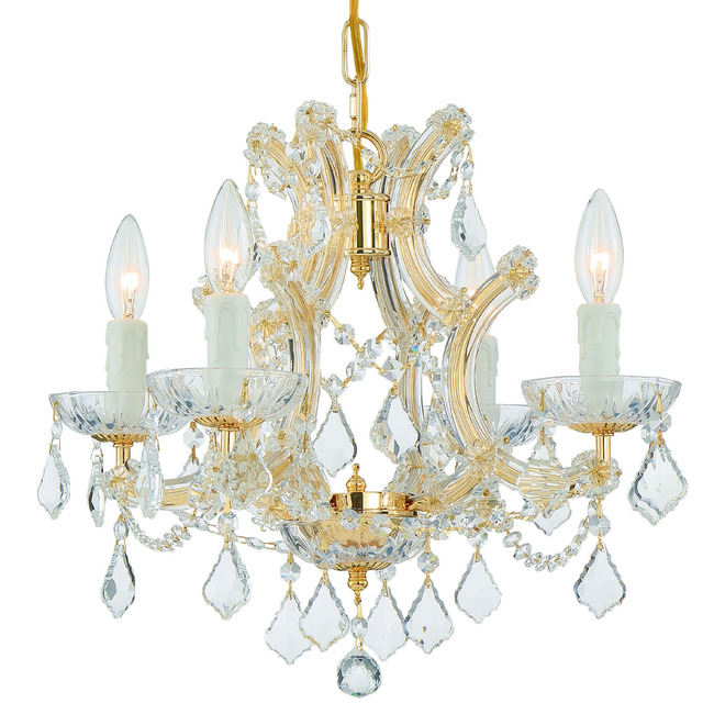 Maria Theresa Dish Chandelier by Crystorama