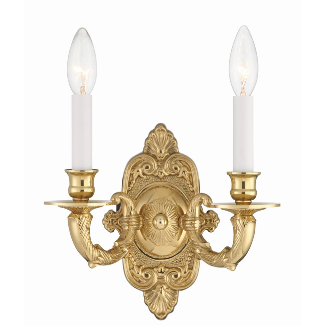 Crystorama Ornate Wall Sconce by Crystorama