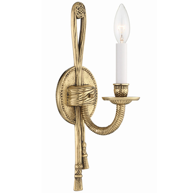 Crystorama Rope Wall Sconce by Crystorama