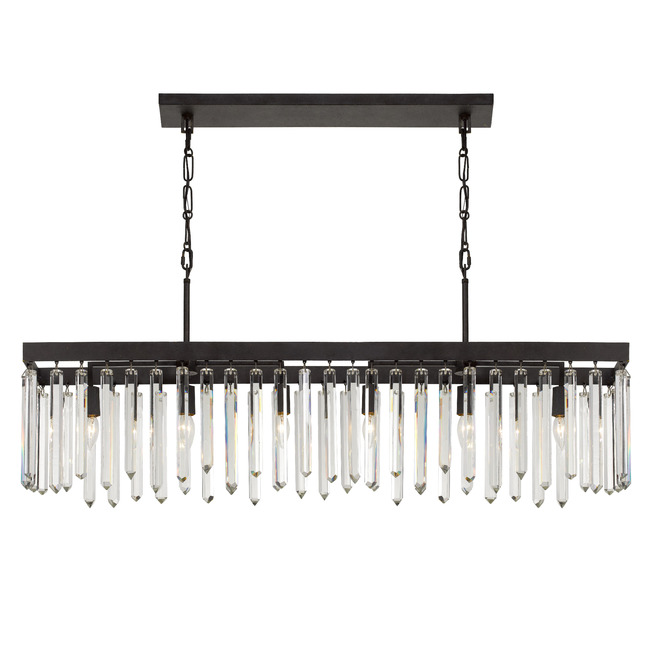 Hollis Linear Chandelier by Crystorama