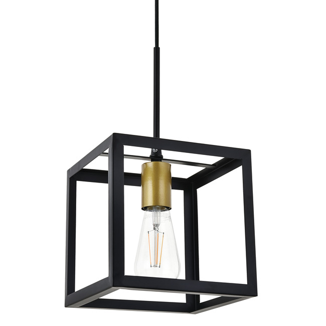 Resolute Box Pendant by Elegant Lighting