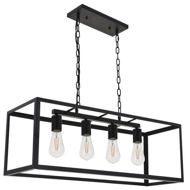 Resolute Linear Box Pendant by Elegant Lighting